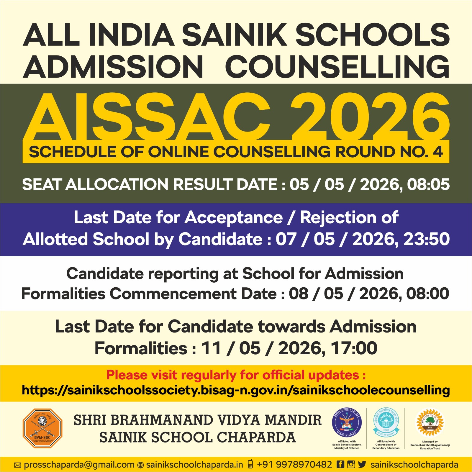 Admission Round